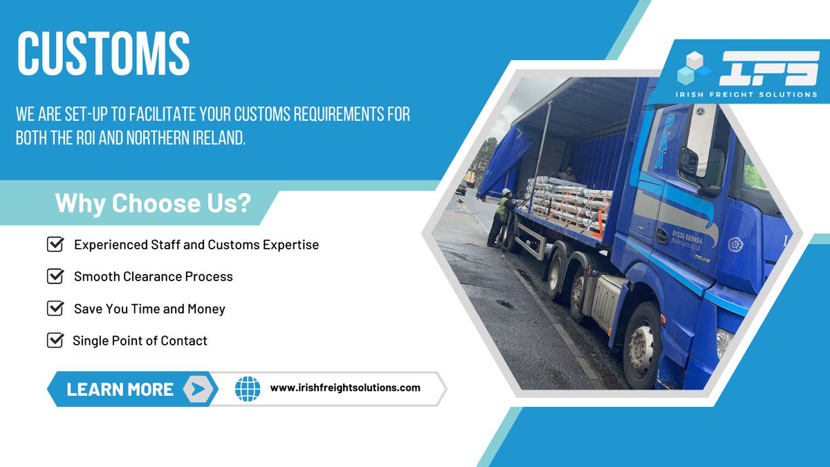 With the UK having left the EU, businesses trading goods between Ireland and the UK face new customs clearance requirements. Fortunately, the customs experts at Irish Freight Solutions make the process painless. Contact us today to see how we can help you with your customs needs