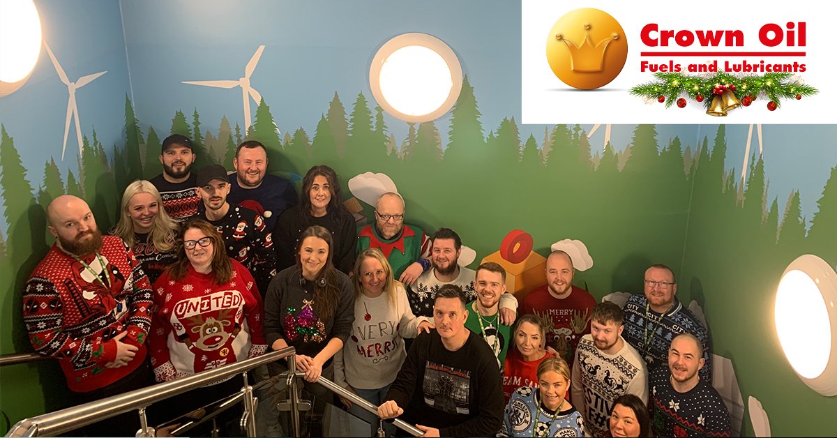 This week we had the Crown Oil Christmas Jumper Day! Our team showed off their favourite Christmas jumpers and raised over £190 for Springhill Hospice! You can discover more of our community work in 2023 here: sustainability.crownoil.co.uk/news/the-crown…