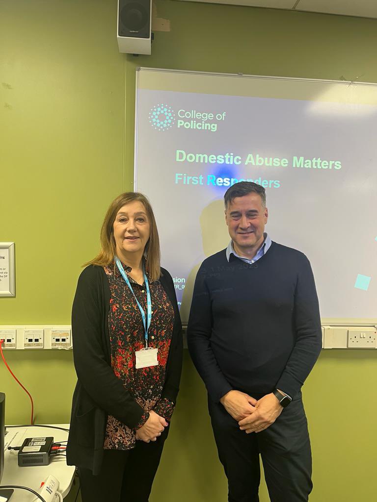 Sessions 3&4 underway with the @safelives_ #DAMatters delivery to @northumbriapol an early start to make sure delivery best fits force need. Good luck to new national trainer Giles on his first delivery. Retired cop & Uni lecturer, still using experience to educate others