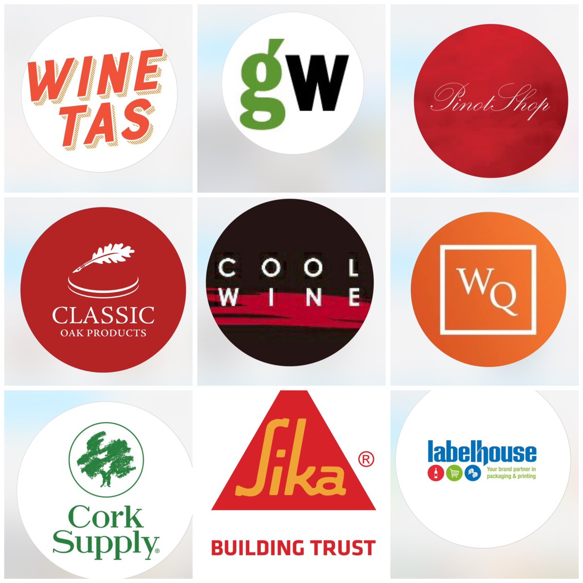 Tasmanian Wine Show (@taswineshow) on Twitter photo We love our trophy sponsors! We very much appreciate the support they give us. Here are the first 9 of 21. Yep, a total of 21 trophy sponsors! How lucky are we?! <a href="/WineTasmania/">Wine Tasmania</a> <a href="/GrapeworksPL/">Grapeworks</a> Pinot Shop <a href="/classicoakAU/">Classic Oak Products</a> Cool Wine <a href="/winequip/">Winequip</a> <a href="/CorkSupply_SA/">Cork Supply SA</a> <a href="/SikaAustralia/">Sika Australia</a> Label House We love our trophy sponsors! We very much appreciate the support they give us. Here are the first 9 of 21. Yep, a total of 21 trophy sponsors! How lucky are we?! <a href="/WineTasmania/">Wine Tasmania</a> <a href="/GrapeworksPL/">Grapeworks</a> Pinot Shop <a href="/classicoakAU/">Classic Oak Products</a> Cool Wine <a href="/winequip/">Winequip</a> <a href="/CorkSupply_SA/">Cork Supply SA</a> <a href="/SikaAustralia/">Sika Australia</a> Label House