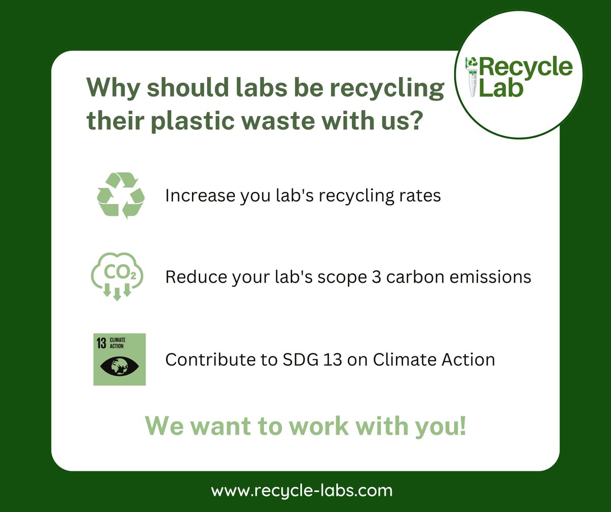 Recycle_Lab's tweet image. Collaborating with @RecycleLab can revolutionise your lab&apos;s waste practices. 

🔄 Sustainable solutions, eco-friendly initiatives, and a commitment to reducing waste. 

🧪Let&apos;s redefine research together! 

 #RecycleLab #SustainabilityInScience #GreenLab

recycle-labs.com