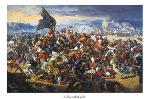 #OnThisDay in 1845: the Battle of Ferozeshah, fought between the British & the Sikhs at the village of Ferozeshah during the 1st Sikh War, took place. It is celebrated by all three battalions of The Mercian Regiment to commemorate the action by the 80th Foot (Staffs Volunteers)