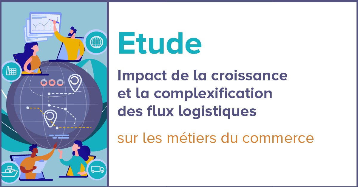 ObsCoDis's tweet image. 📢Impact de la croissance et la complexification des flux logistiques sur les métiers du #commerce Commandée par l’Observatoire prospectif du commerce à l’initiative de 10 branches professionnelles du commerce👉lnkd.in/efEiheED
#emploi #logistique #prospective @lopcommerce