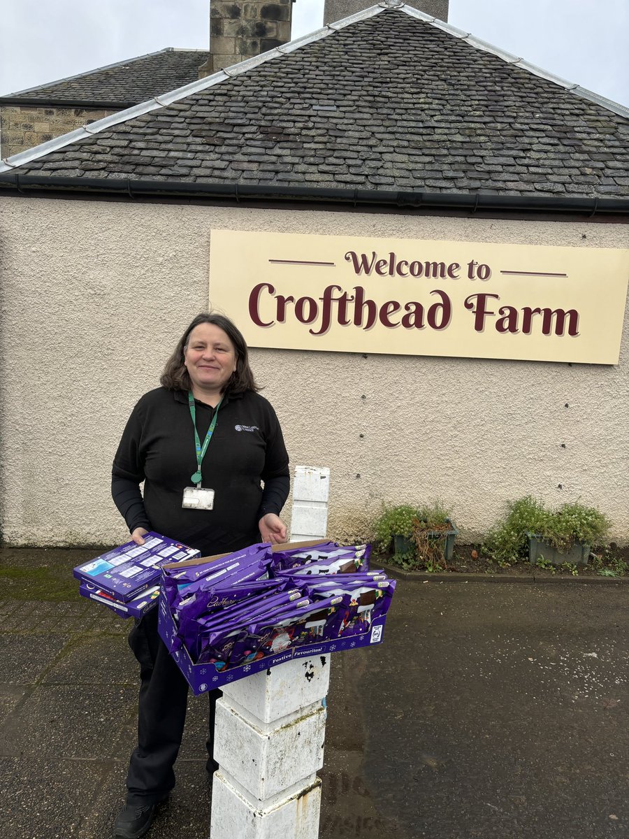 Thank you to all who donated selection boxes to make Christmas a little sweeter! Crofthead foodbank @wlfoodbank @WestLoCollege 🥳🙌🍫