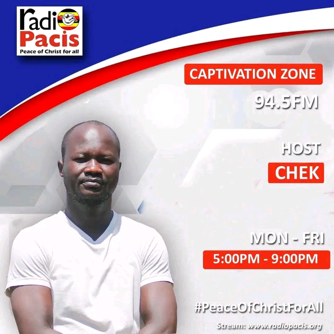 CAPTIVATION ZONE
Cek is taking over, straight and welcoming you back from the day with evening entertainment on the captivation zone. Tune in and be part of the show'  📻:94.5FM/ Listen online: radiopacis.org #RadioPacisAt19 #CaptivationZone #PeaceOfChristForAll