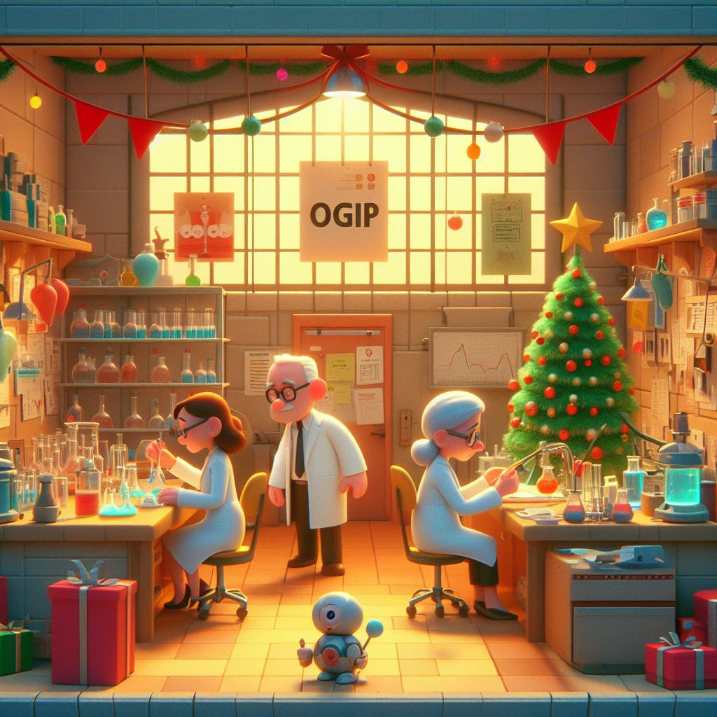 OGIPclinic's tweet photo. We couldn't choose just one of the Christmas cards that the AI generated for us! Do you like how the #OGiP lab looks? 🤭 Which one is your favorite?
🎄 Best wishes and Happy New Year 2024!
🎁 Els nostres millors desitjos! Feliç 2024!
💫 Nuestros mejores deseos! Feliz 2024! https://t.co/bwK2W7sVU4