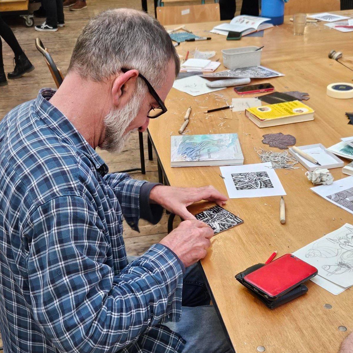 We’re spreading the holiday cheer with some photos from our festive team day! From lino printing at Ocean Studios <a href="/RoyalWilliamYd/">Royal William Yard</a> to food and drink <a href="/theLOUNGERS/">The Lounges</a>, we had a day filled with laughter and fun! 😊🎄 #Plymouthbusiness #feelingfestive