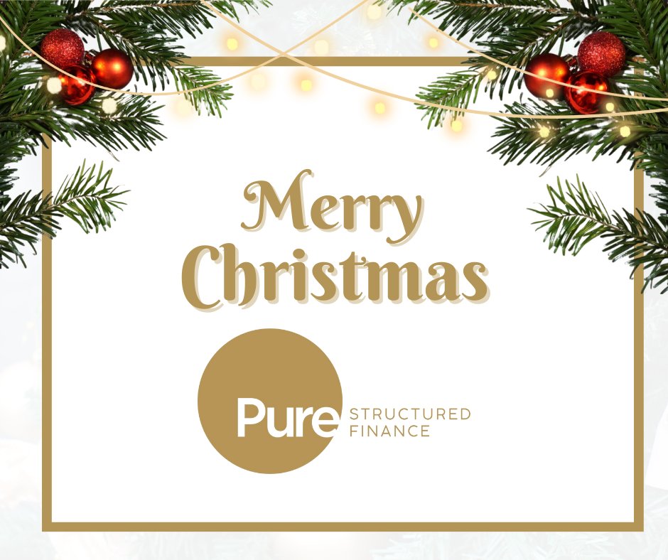 The team at Pure Structured Finance would like to wish all of our clients, partners and funders a merry christmas.

Thank you to everyone for making 2023 another great year for Pure. Here’s to a successful 2024!