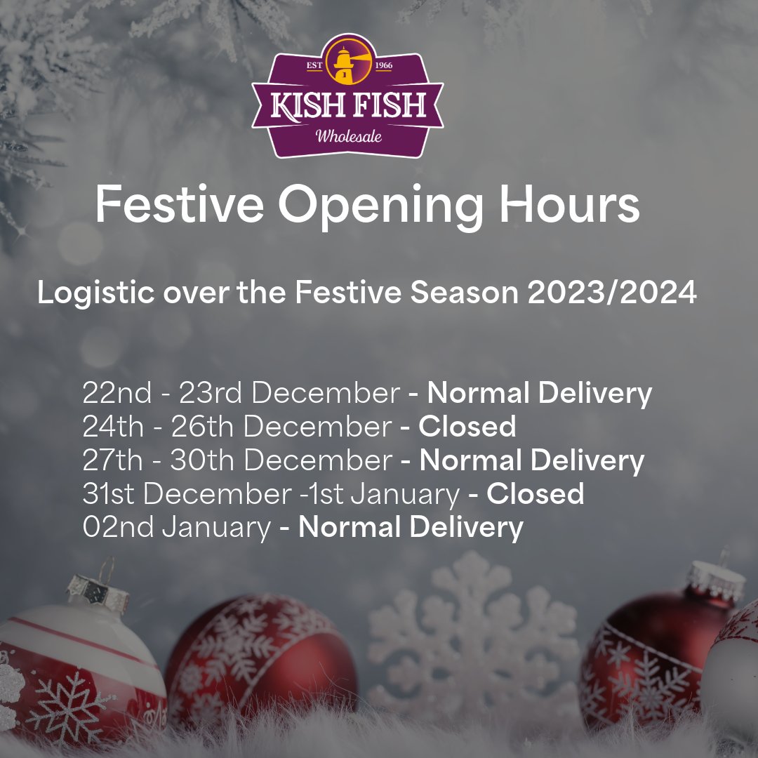 🎄🎁 Quick Update on our Festive opening hours! 🎉 We want to thank all our amazing customers and suppliers for working with us throughout the year. 💪 We wish you all a very Merry Christmas and a Happy New Year! 🌟 We can't wait to continue serving you in the coming year.