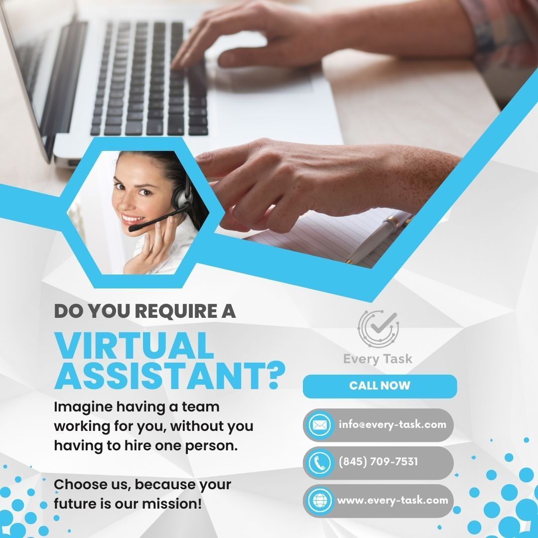 everytaskusa's tweet image. Virtual assistants are a cost-effective way to get the help you need. Managing email, taking phone calls, scheduling meetings, paying bills, or your blog post queue. Give us a call today!
every-task.com  

#everytask #virtualassistant #productivity #businesssupport