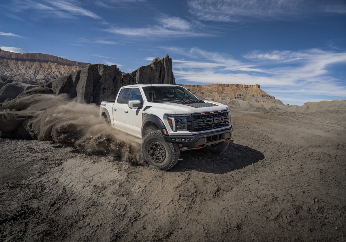 14 years ago, the first F-150 Raptor was available with 310 and 411 horsepower options. Now the 2024 Raptor R is cranking out 720HP and 640 lb.-ft. of torque. Awesome to see the evolution of our Raptor lineup. The only people that may love Raptor more than our customers are our