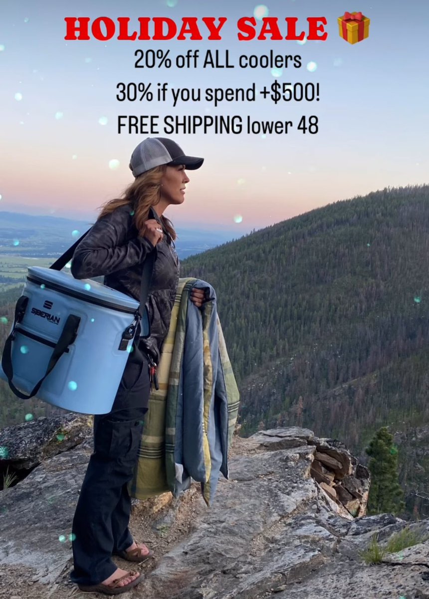 Best sale of the year!! And GIFT CARDS are available! #siberian #siberiancoolers #bearproof #sale #bestsaleoftheyear #coolers #daycooler #softsidedcooler #bethealphaownthealpha