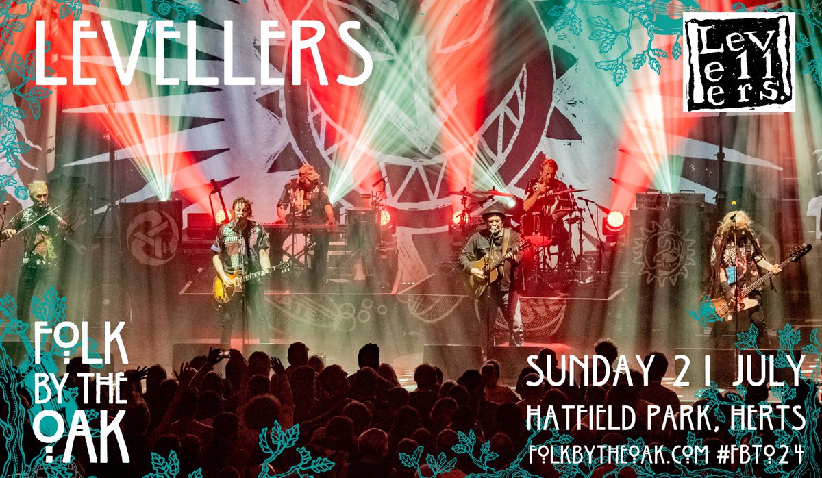 🎄Tis the season to be folkie... & our festival focus for today is headliners @the_levellers!✨

One of the most sought-after festival bands in the country, expect an explosive set packed full of their much-loved tracks at #FBTO24 – we can’t wait!

🎶▶️ folkbytheoak.com/levellers/