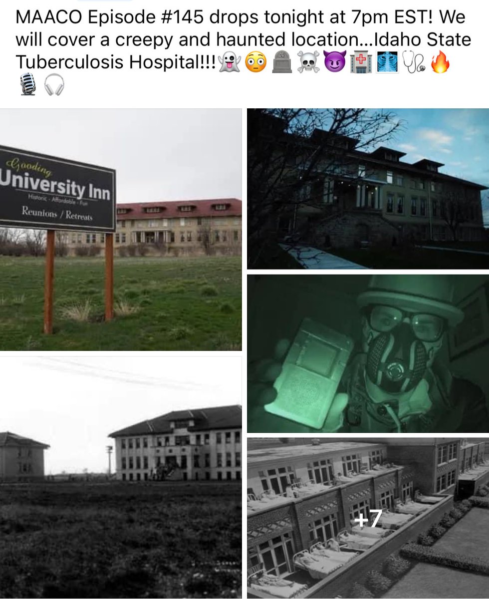 MAACOpodcast's tweet photo. #Idaho #statehospital #TB #haunted #ghoststories #lore #creepy #MAACO #paranormal #podcast #creepies #scary #chilling #paranormalpodcast https://t.co/tfZvEqYYSS