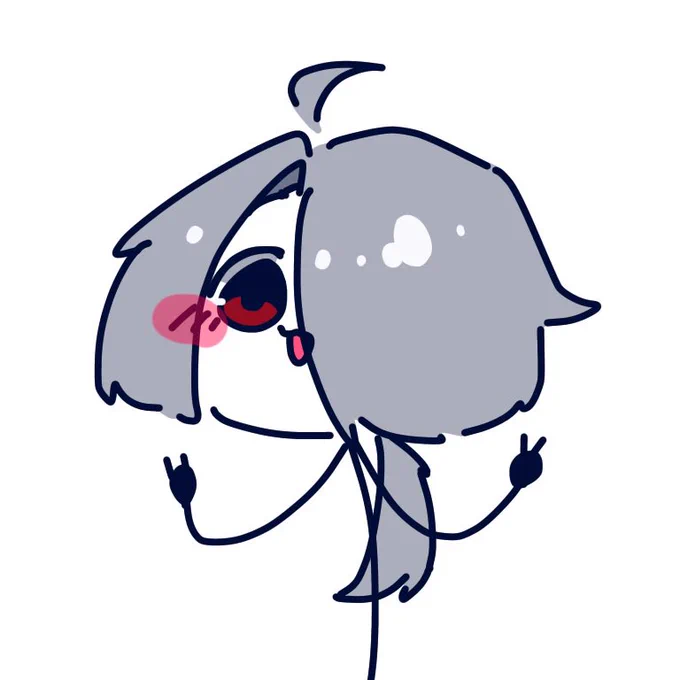 ゆるーくかわいーくフォロワっさん描きたいので良ければ資料下さい〜↓参考程度に。よその子いる 