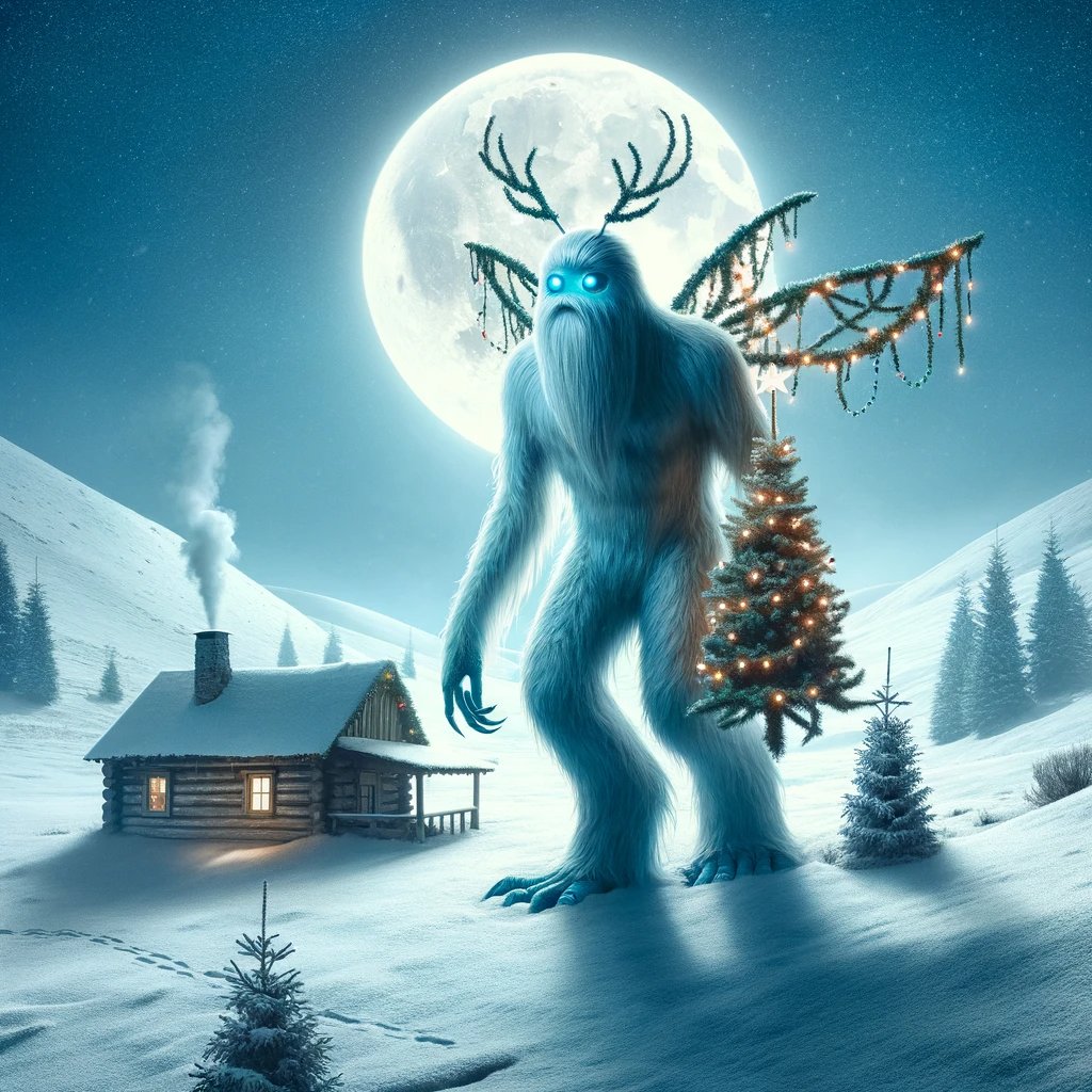 double_density's tweet image. Episode 253 is live!
This week we're talking the incredible 1959 film Santa Claus w/Ellie from The Devil's Dirtstar.
As mentioned in the episode, please help us name these three festive cryptids!