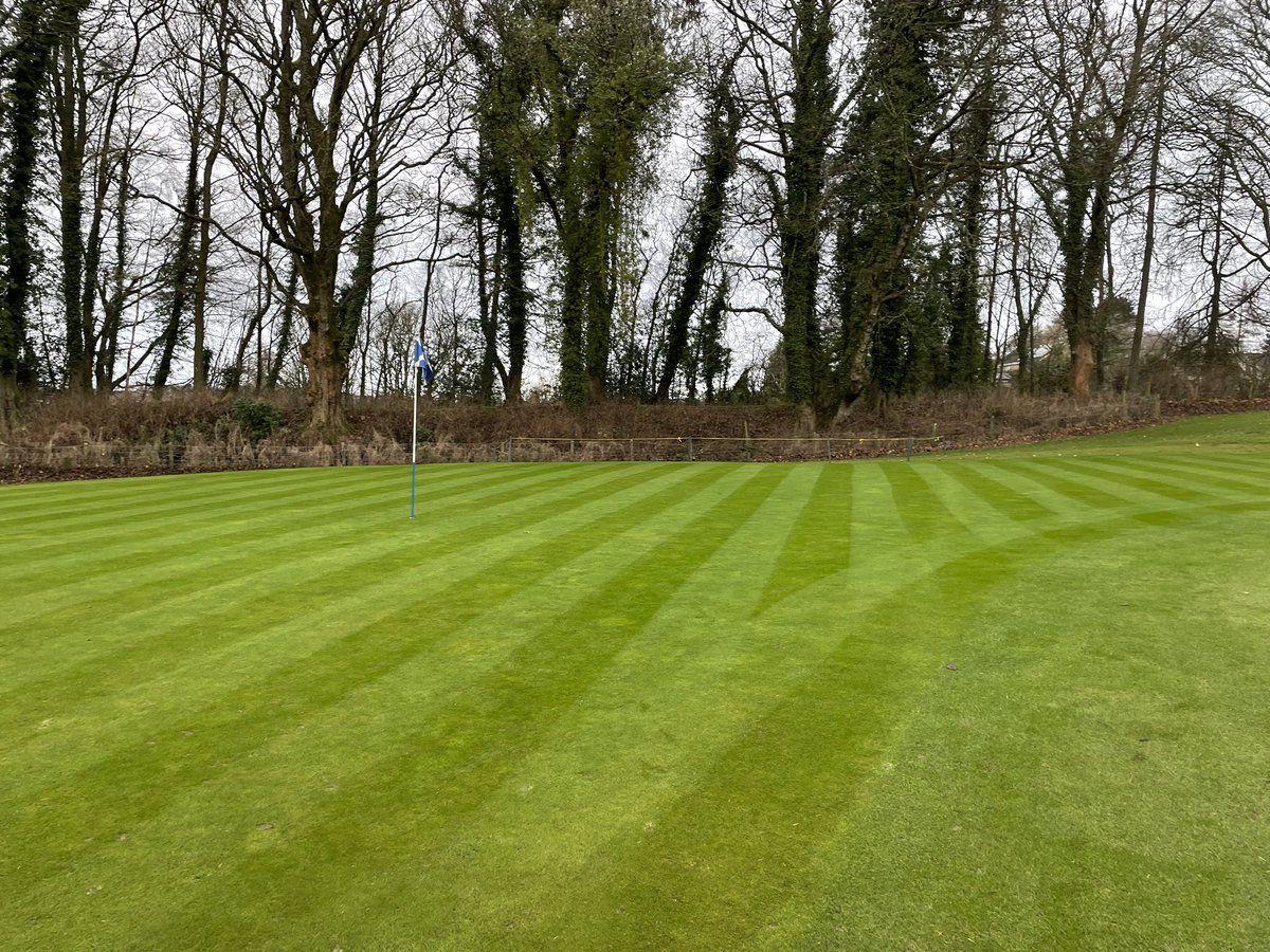 Harry_Hunter15's tweet photo. First time hand cutting greens today. @DNGCGreenstaff https://t.co/Yl9nbGkZJw