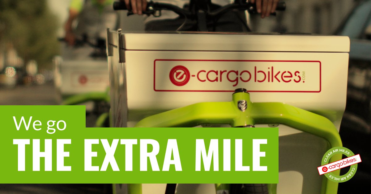 At e-cargobikes.com we really know our business and we care about both our riders’ and our customers’ experience - because we know they are connected.

To find out more visit e-cargobikes.com
#lastmiledelivery #allinservice #betterbybike #cycledelivery #cleanair