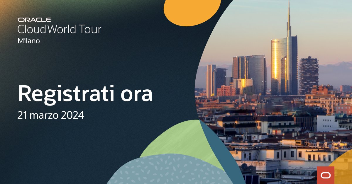 Micheleferro4's tweet photo. Sono aperte le registrazioni per il #CloudWorld Tour di #Milano! Vieni a scoprire, in questo grande evento della durata di un giorno, informazioni e insight utili a risolvere le sfide più complesse per la tua organizzazione.

https://t.co/yWvUw3nG8t https://t.co/qWh9yM9hUt