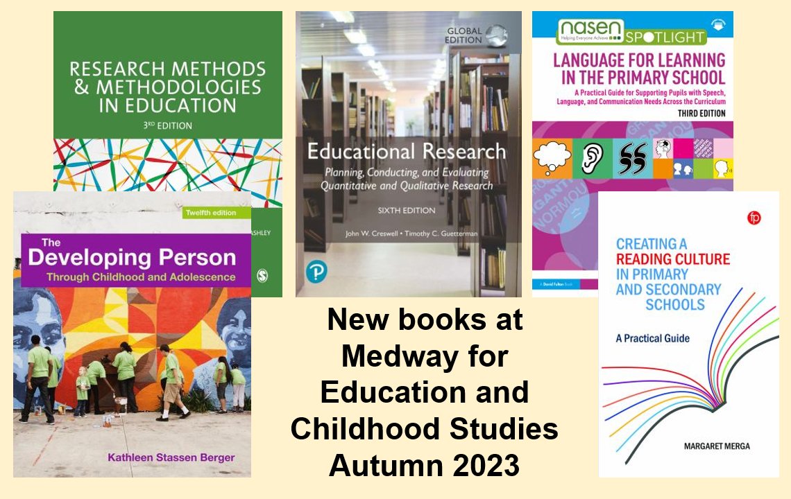David Bedford (@dhldavidb) on Twitter photo Some great new books for education and childhood studies have arrived at the Drill Hall Library this term. This is a selection, including research methods, child development and more. <a href="/CCCUEducation/">CCCU Education</a> @drillhalllib Some great new books for education and childhood studies have arrived at the Drill Hall Library this term. This is a selection, including research methods, child development and more. <a href="/CCCUEducation/">CCCU Education</a> @drillhalllib