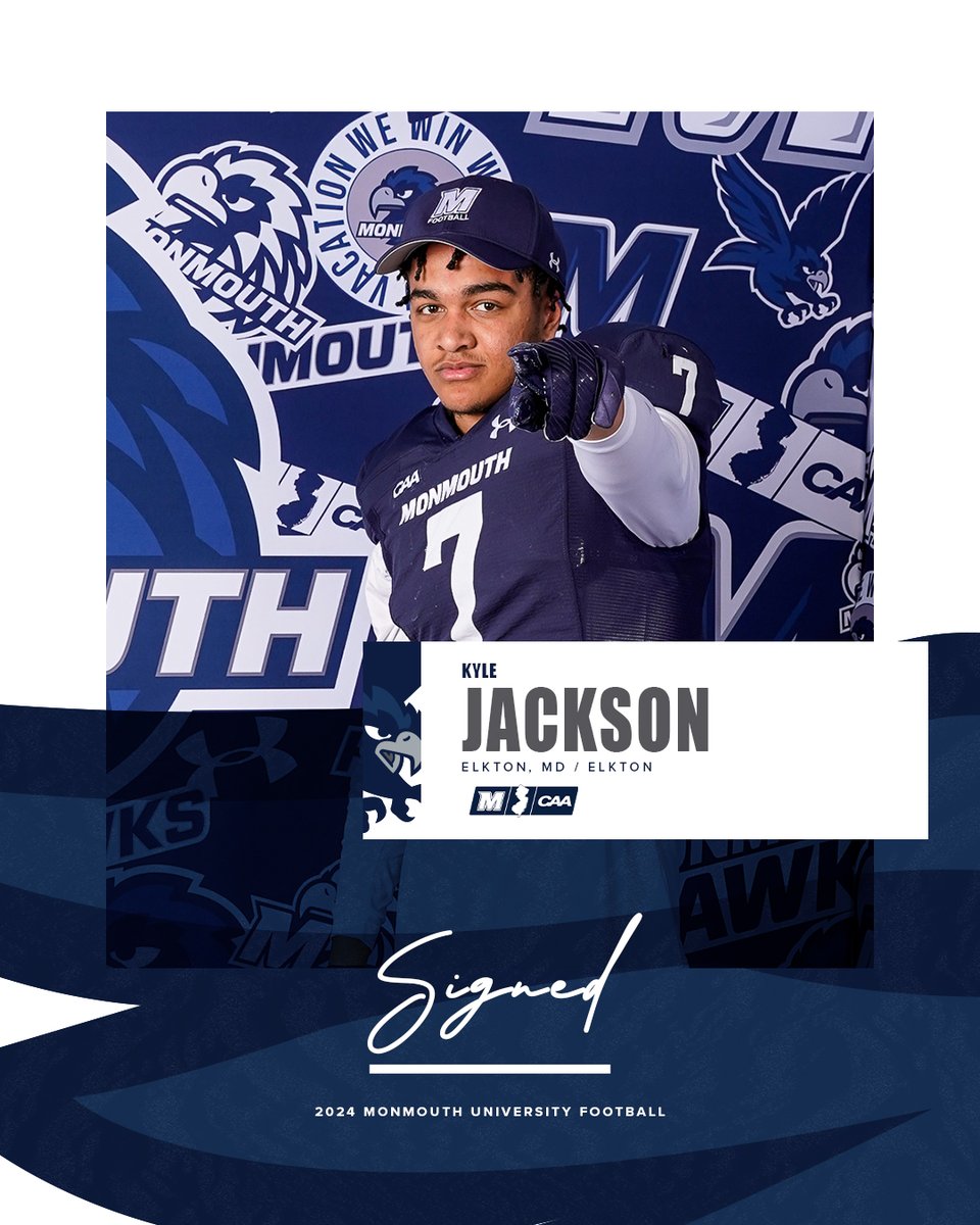 MUHawksFB's tweet photo. From the DMV to the 732

DB Kyle Jackson joins us from Elkton, MD

#FlyHawks || @kylejackson7_ https://t.co/UgzX1UGr3B
