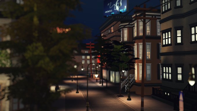 I just love San Myshuno at night 😍🔥 https://t.co/uM4abXr9jV