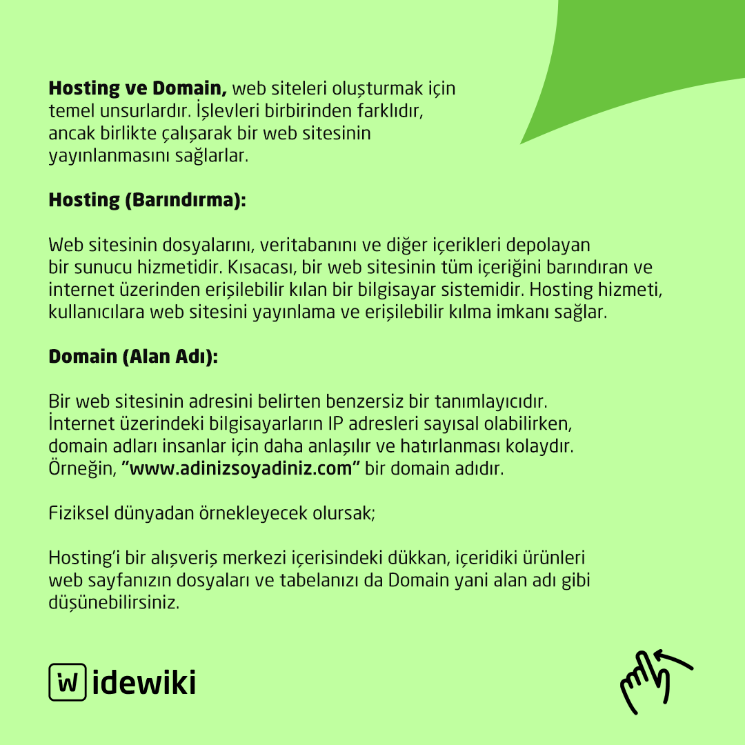 idebiltr's tweet photo. Hosting & Domain nedir?
#domain #hosting #website #idebil #idewiki https://t.co/gfrAv3tR1o