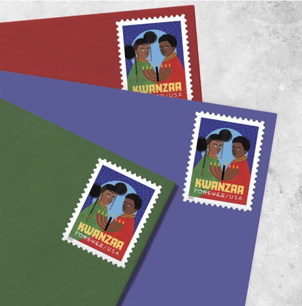 MrsDoyleCRC's tweet photo. #HappyKwanzaa Send heartfelt Kwanzaa cards to your loved ones with the #Kwanzza stamp from USPS. Wishing you warmth and togetherness at Kwanzaa. Available at: https://t.co/8rF4UsETCs #HappyKwanzaa #USPSEmployee https://t.co/LRfVZuDmKs