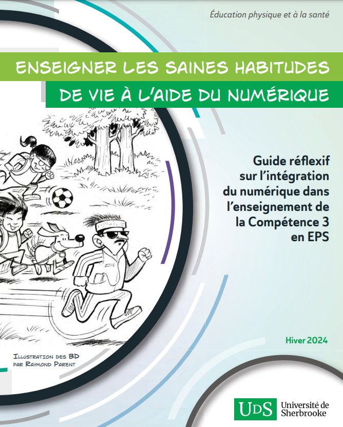 Voici un ouvrage fort intéressant pour les personnes enseignantes d'éducation physique et à la santé. « Il propose une démarche réflexive de planification didactique du numérique dans l’enseignement de l’EPS.»
 usherbrooke.ca/fasap/fileadmi…