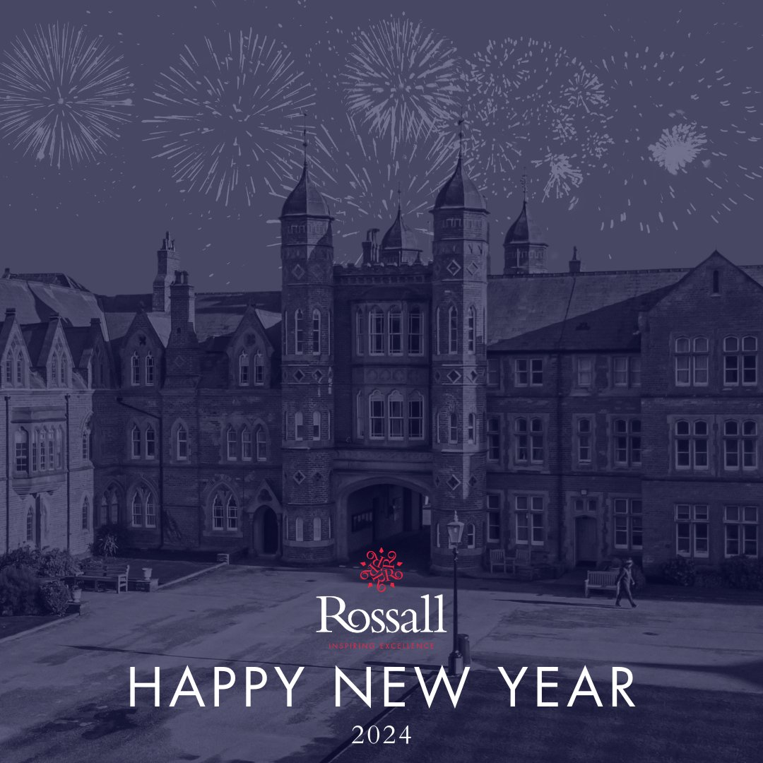 Happy New Year! Everyone at Rossall wishes you a wonderful year ahead full of exciting opportunities and new experiences ✨