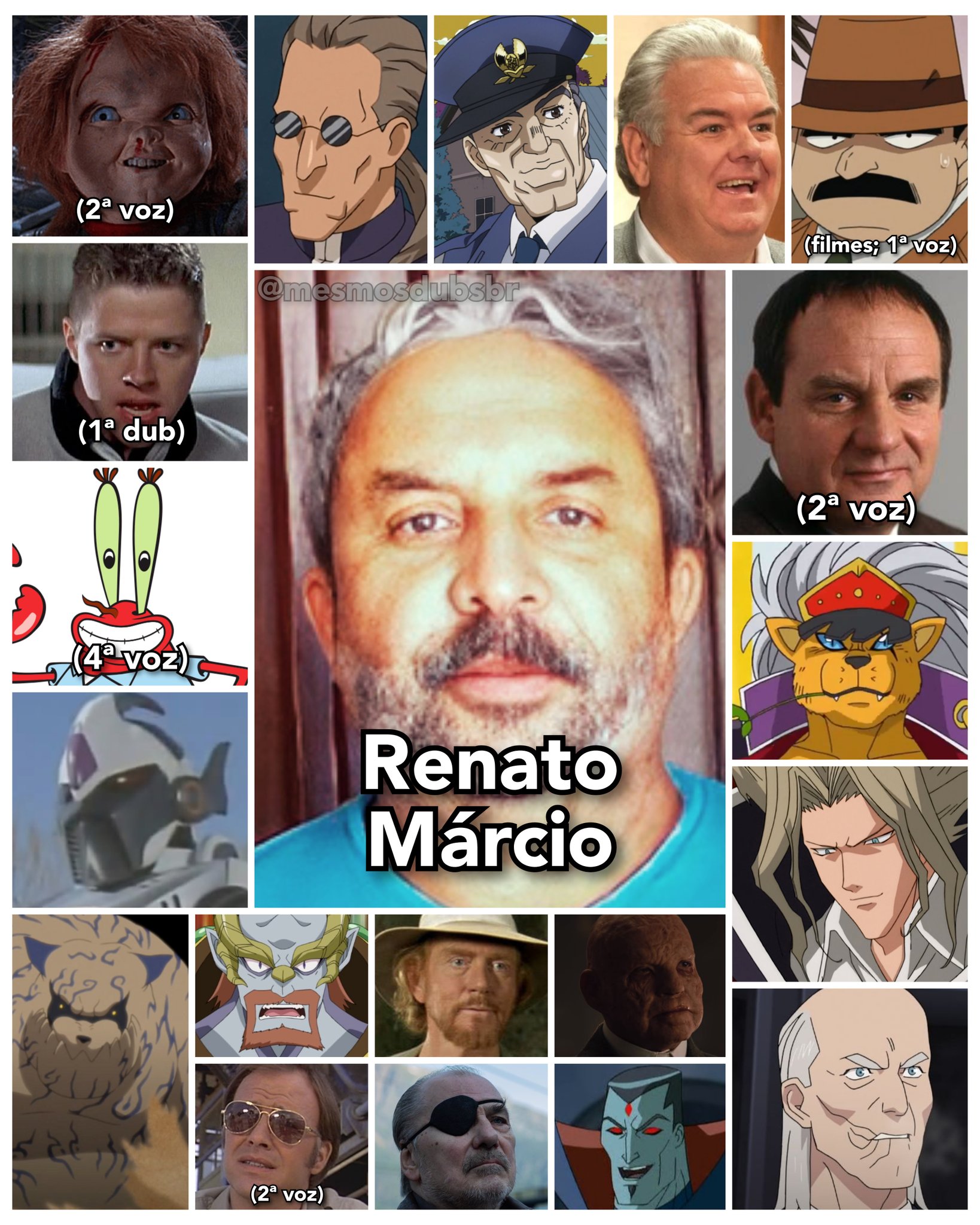 Personagens Com os Mesmos Dubladores! on X: Um artista talentosíssimo, e  um dos diretores de maior destaque na dublagem atual de animes, Bruno  Sangregório é um dublador fantástico! Bruno dubla o Levi