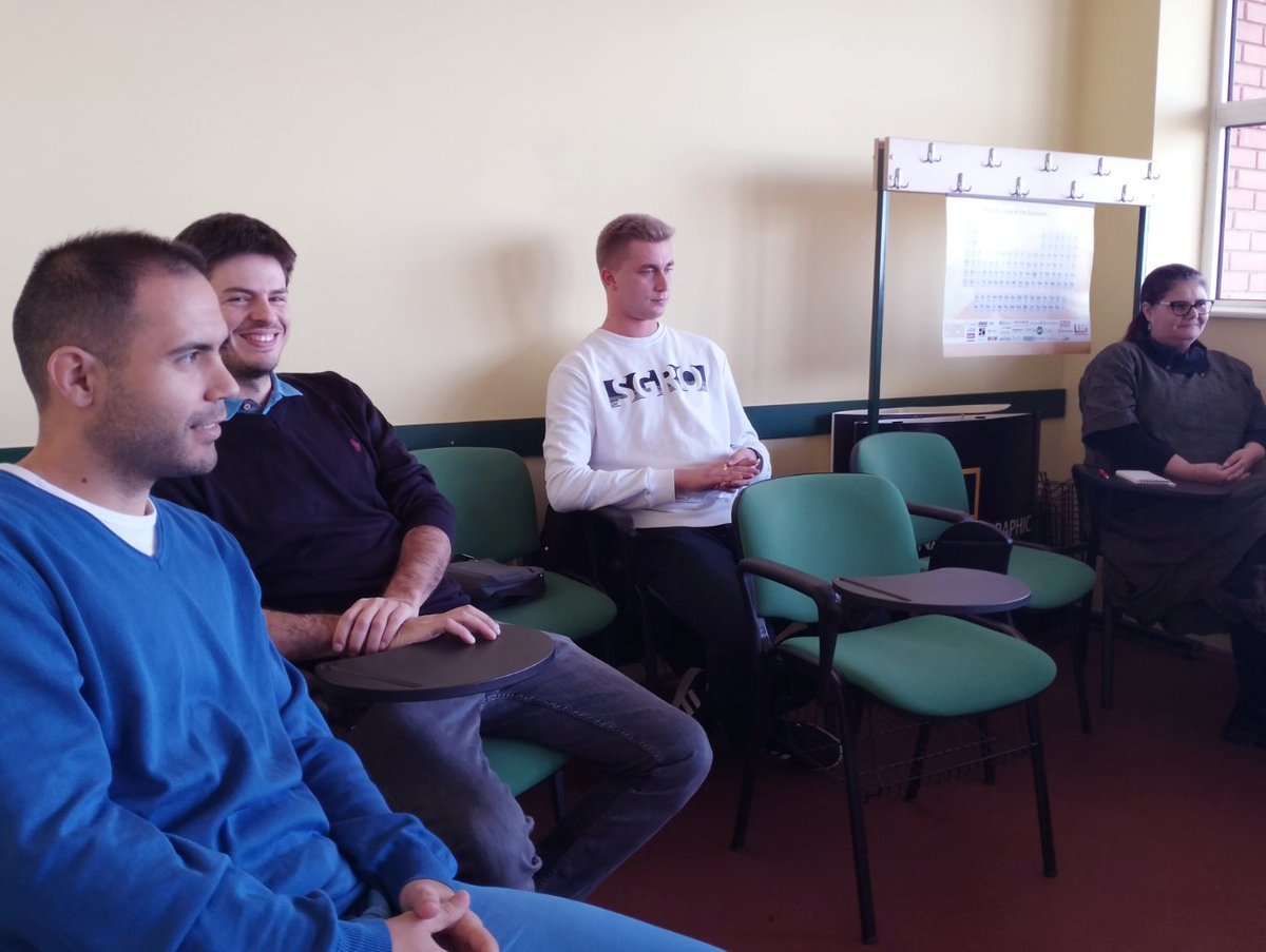 Proj_GREENLand's tweet photo. Training on "Business communication" was organised for students and professor as an activity of WP3 of the GREENLand project aimed at strengthening the capacity of Educons University.
https://t.co/Lj0IzvHaYT
#HorizonEurope #GREENLandProject #educonsuniversity https://t.co/U0ly8HUfYP