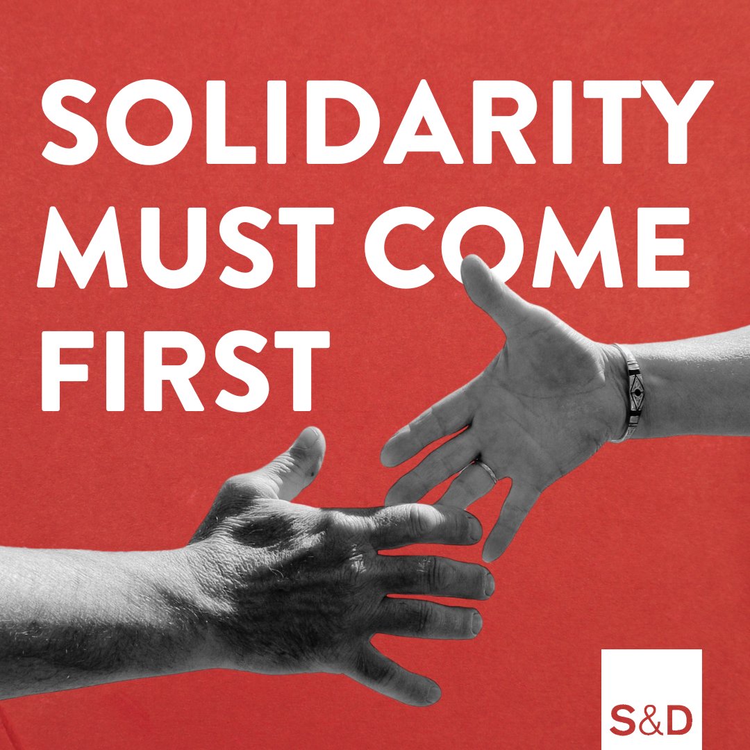 In a world affected by wars, climate change, poverty and lack of education, solidarity must come first. Solidarity should not make any form of distinction. For us, the Socialists and Democrats, solidarity is our guiding force. #HumanSolidarityDay
