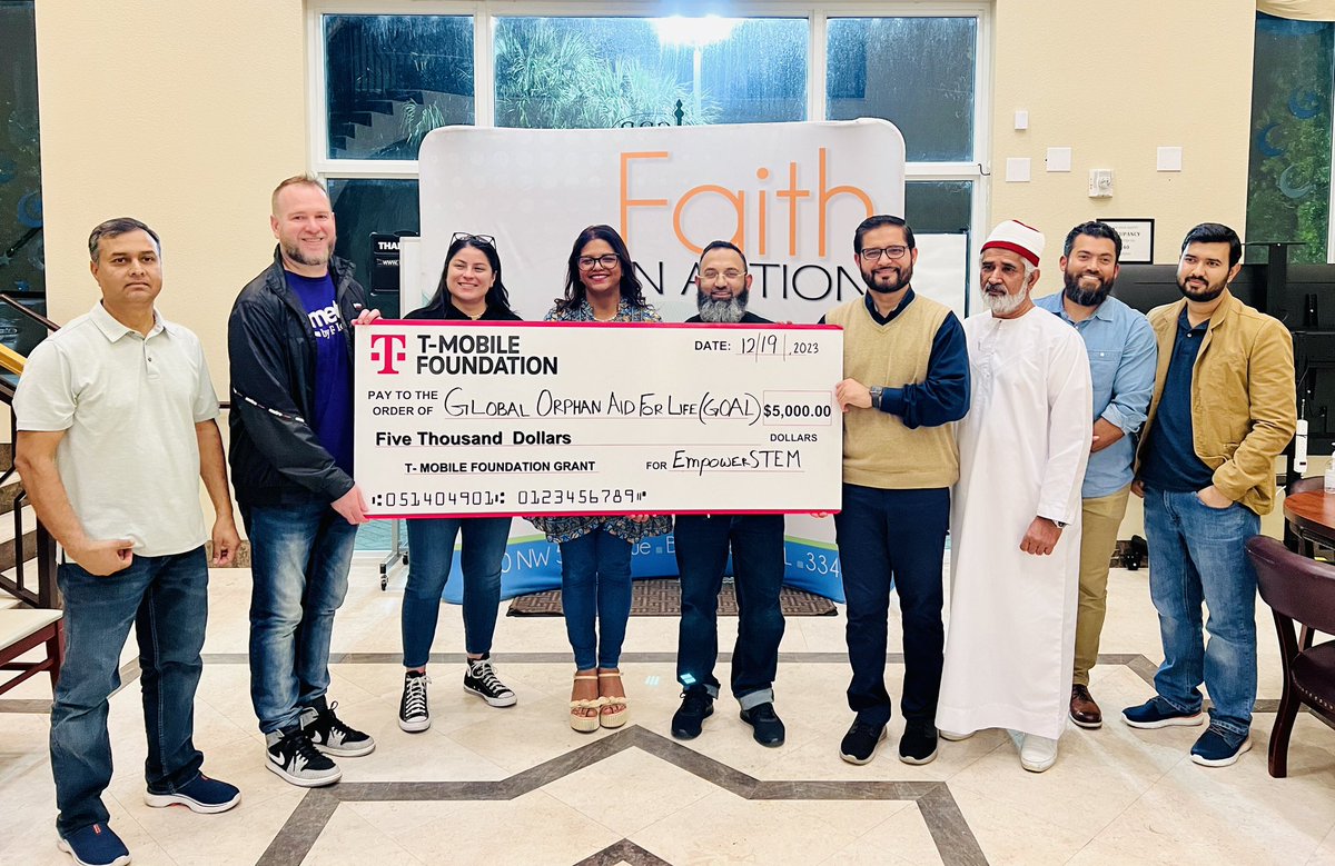 Support_GOAL's tweet photo. Gratitude and excitement fill our hearts as we extend heartfelt thanks to @TMobile Foundation for their generous grant supporting GOAL’s project - 'EmpowerSTEM: College Prep for Future Innovators.' Together, we're shaping a brighter future for these young minds! 🌍📚 #EmpowerSTEM https://t.co/yKBC5M6ly8