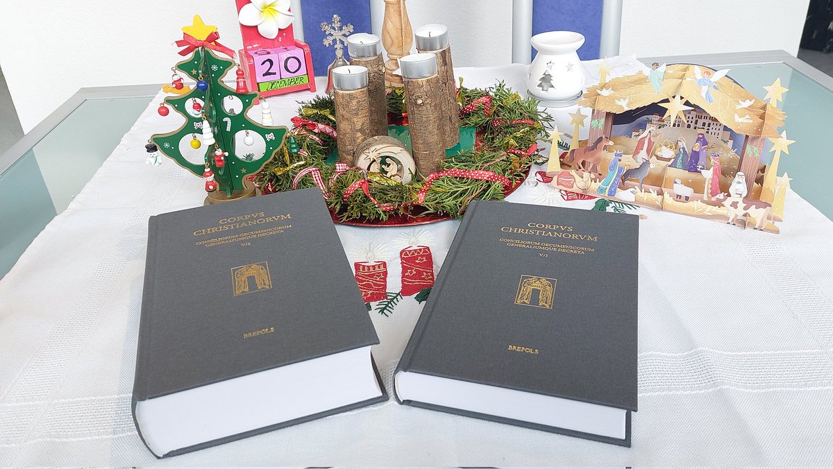 Just received my copies of the two Syriac volumes: #COGD 5/1-2 (West and East Syriac Synods). I am grateful to all the contributors and to everyone who worked very hard to reach this twin-birth, especially Malphono Robert Kitchen. Indeed, it is a great Christmas present 🎁 😀 🎄!
