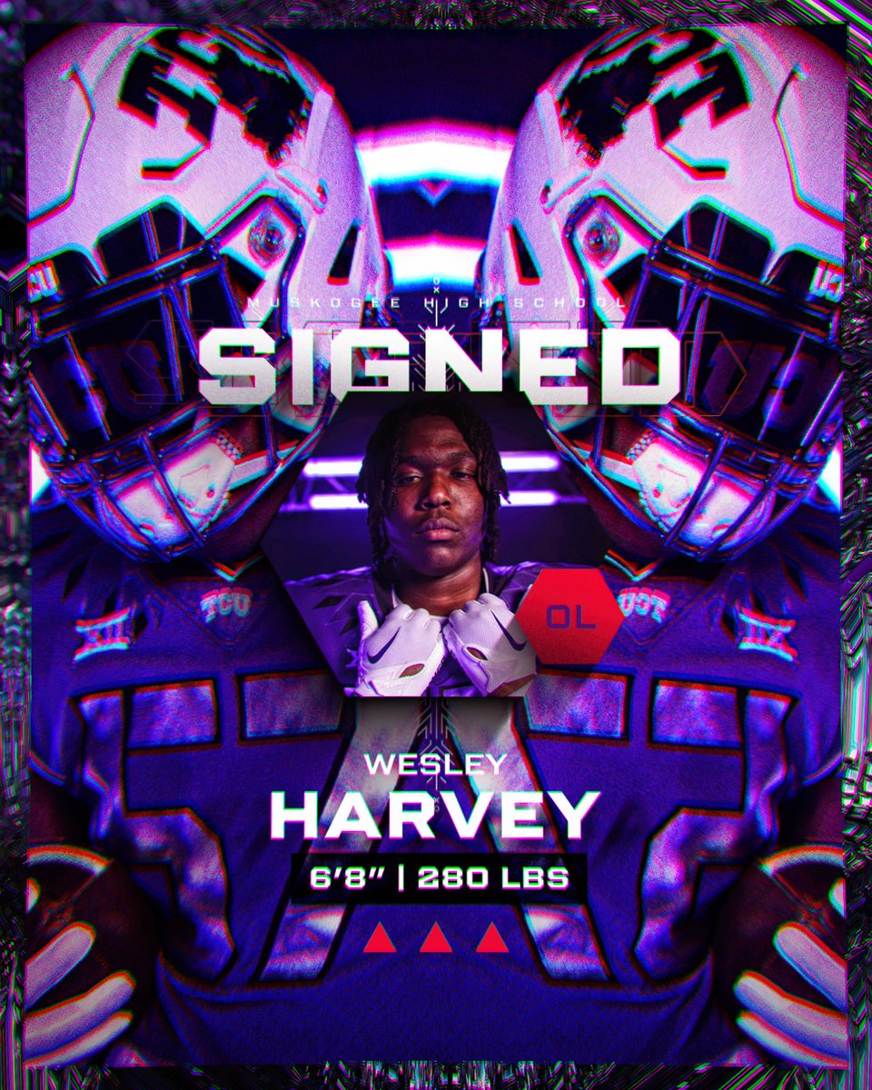 Big man up front!!! STOKED to have you as a FROG - <a href="/Wesley_Harvey57/">Wesley Harvey</a> ‼️🐸

#HitTheHorn24