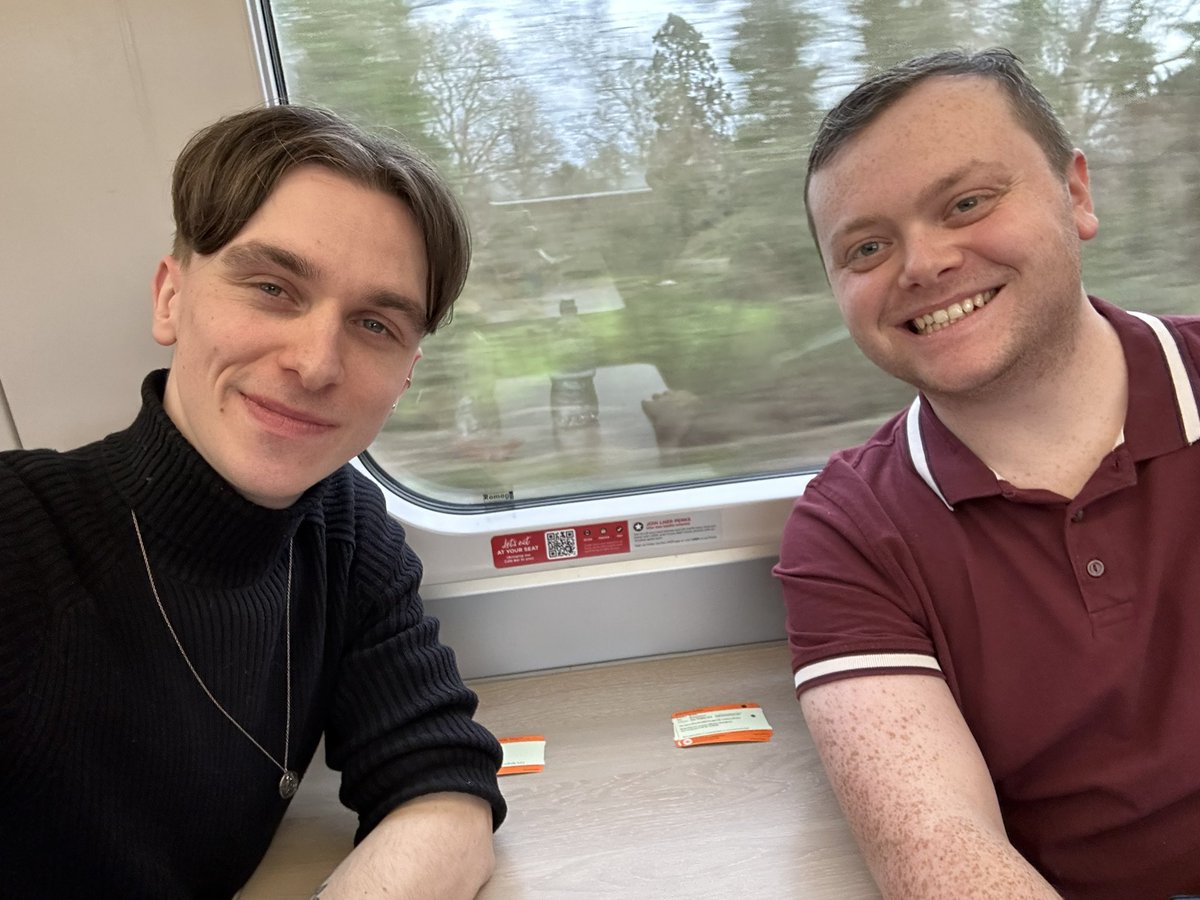 Jake Everett (@jakeeverettvo) on Twitter photo En route to Brighton with the fantastic <a href="/JobsonVO/">Steven Jobson | Voice actor | Singer</a> for an evening of merriment at the Foxy Christmas Party hosted by the amazing <a href="/Voicefox_Agency/">Voicefox</a>! Can’t wait to get the party started with the fellow foxes! 🦊 En route to Brighton with the fantastic <a href="/JobsonVO/">Steven Jobson | Voice actor | Singer</a> for an evening of merriment at the Foxy Christmas Party hosted by the amazing <a href="/Voicefox_Agency/">Voicefox</a>! Can’t wait to get the party started with the fellow foxes! 🦊