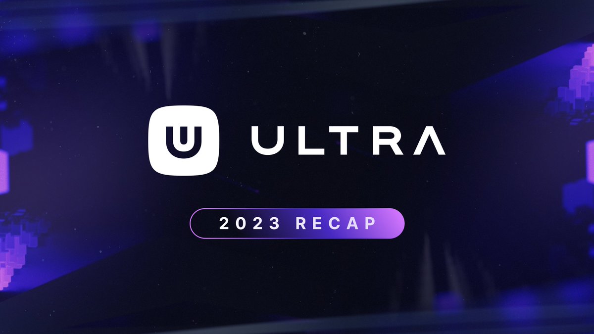 Ultra_io's tweet image. Reflecting on 2023: A year of significant growth and innovation at Ultra! 🌟

As we close out 2023, we&apos;re celebrating a landmark year filled with pivotal developments and advancements in our ecosystem and Uniq technology.

Key milestones include:

✅ Successful public releases of…