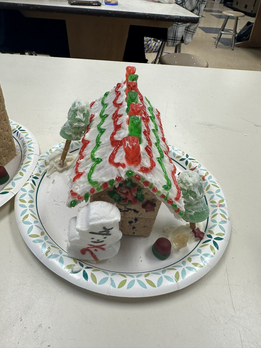 Sculpture one gingerbread house architecture challenge ☺️