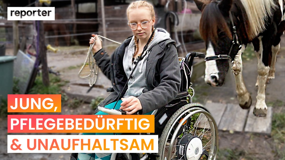 reporter (@reporter) on Twitter photo Melina (22) ist pflegebedürftig und ziemlich tough. Den Großteil ihrer #Krankheit musste sie allein durchstehen. Was ihr Halt gibt: Ihr #Pferd Gino. Nach einer langen Pause möchte sie nun wieder auf ihm reiten. Schafft sie es? <a href="/K_Steinecke/">Kai Steinecke</a> ist dabei 👇 youtu.be/34qY1uoCqV0 Melina (22) ist pflegebedürftig und ziemlich tough. Den Großteil ihrer #Krankheit musste sie allein durchstehen. Was ihr Halt gibt: Ihr #Pferd Gino. Nach einer langen Pause möchte sie nun wieder auf ihm reiten. Schafft sie es? <a href="/K_Steinecke/">Kai Steinecke</a> ist dabei 👇 youtu.be/34qY1uoCqV0