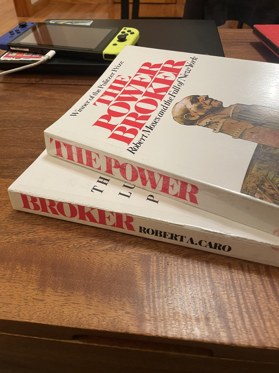 _eigenfoo's tweet image. I sawed my copy of the power broker in half so that it’s easier to carry around
When a book’s size becomes an impediment to reading it, I feel like something’s gone seriously wrong