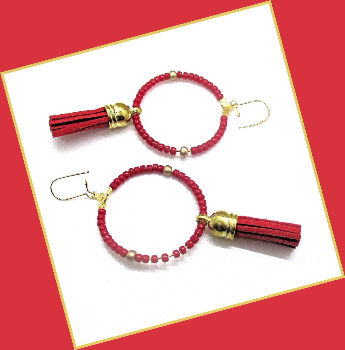 jewelrybyscotti.etsy.com/listing/146748…

Red Suede Tassel Earrings on Gold Tone Hoops

#jewelrybyscotti #wiseshopper #redearrings