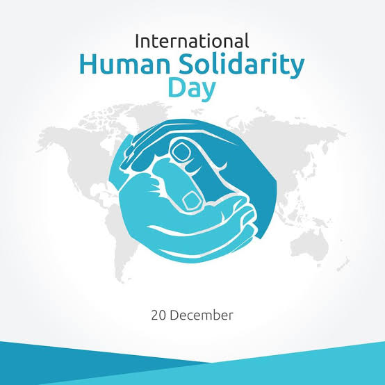 'All human beings are equal nobody's superior..'
'We are one' ✊️
#InternationalHumanSolidarityDay2023