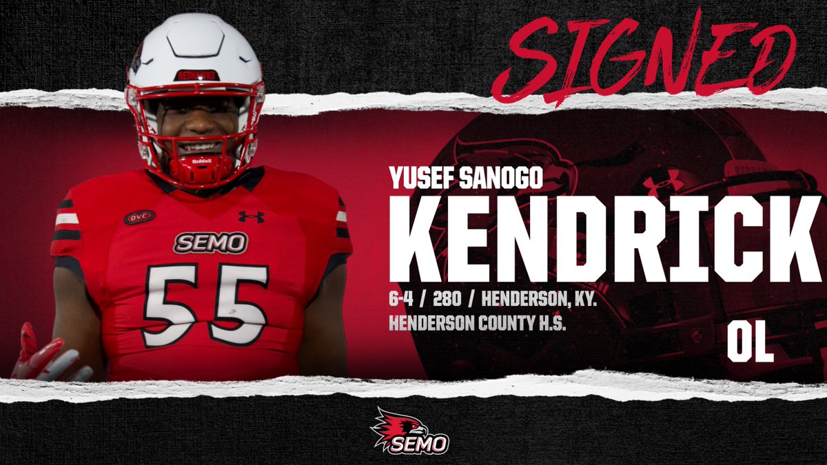 Welcome to Southeast Missouri offensive lineman YUSEF SANOGO-KENDRICK! #feelinrowdy