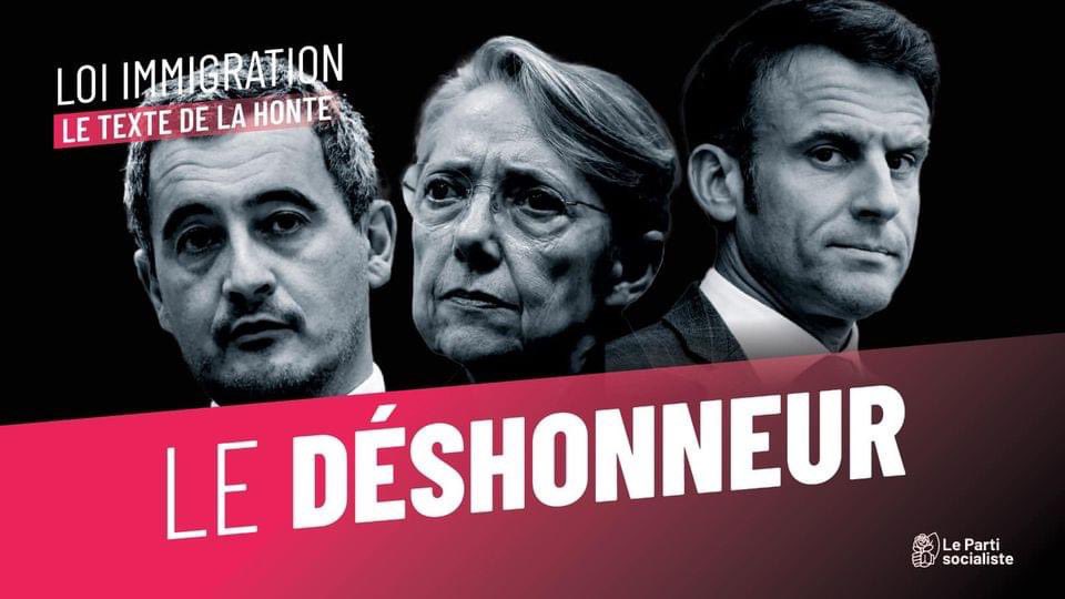 La honte et le déshonneur! 
Ces personnes là ne défendent pas la République, ni ses valeurs. Ils sont en train de sacrifier les valeurs de la France pour ouvrir la voie au Front national, auquel ils se plient dans leur grande médiocrité.