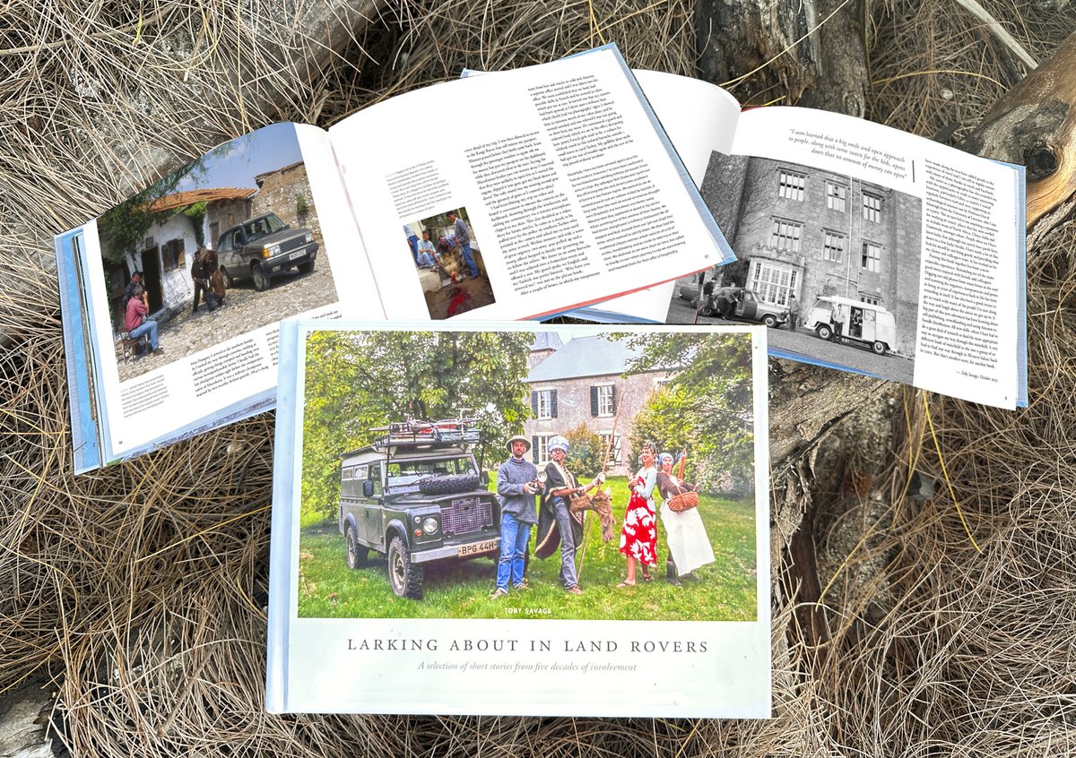 Stuck for a Christmas present? My book, 'Larking about in Land Rovers' will make an excellent gift, even though not be in print until March 2024. Just 18 days left to grab a copy at a discount. tinyurl.com/6ws7778d   #LandRover #Adventure #Travel #Book #Photography #Expedition