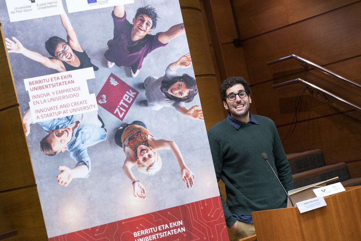 Javi Plou (@javiplou) on Twitter photo Last Monday brought an incredible surprise: I won first prize at the Zitek competition for the best business transfer idea from my thesis at <a href="/CICbiomaGUNE/">CIC biomaGUNE</a> <a href="/CICbioGUNE/">CIC bioGUNE</a> ! The photo captures the spontaneous speech. Feeling so thankful! ☺️ Last Monday brought an incredible surprise: I won first prize at the Zitek competition for the best business transfer idea from my thesis at <a href="/CICbiomaGUNE/">CIC biomaGUNE</a> <a href="/CICbioGUNE/">CIC bioGUNE</a> ! The photo captures the spontaneous speech. Feeling so thankful! ☺️