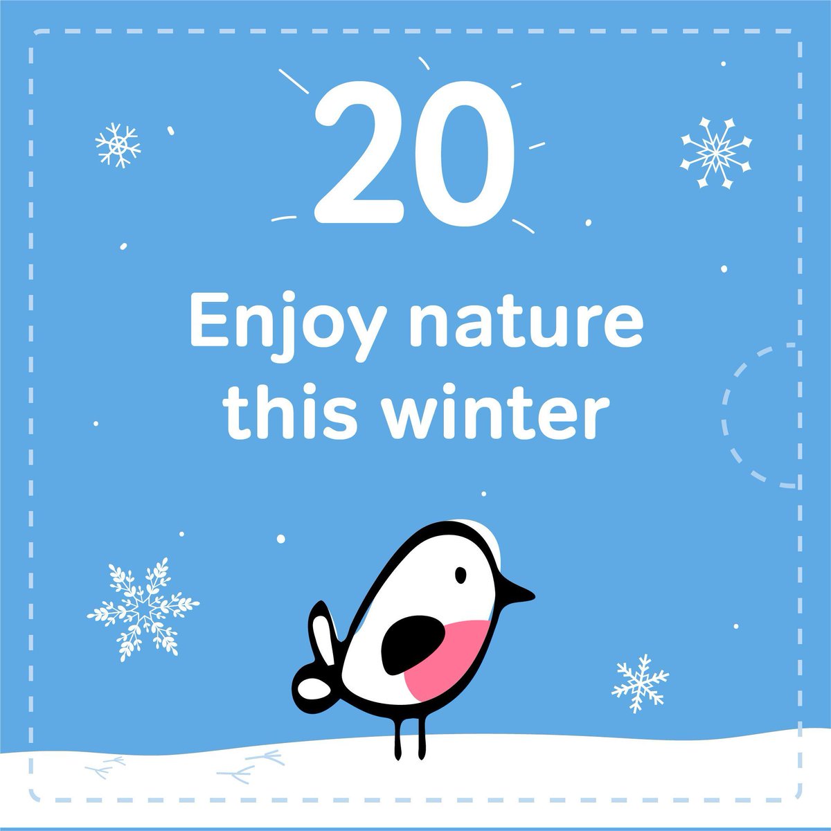 Enjoying the outdoors, even in the #winter, can give our mood a boost. Look for local walking groups, explore your nearest @LeedsParks or nature reserve. Find ideas for green spaces on #MindWell: buff.ly/3Ri6Gt1 #MindWellAdventCalendar #FestiveSeasonYourWay #MindfulWalk
