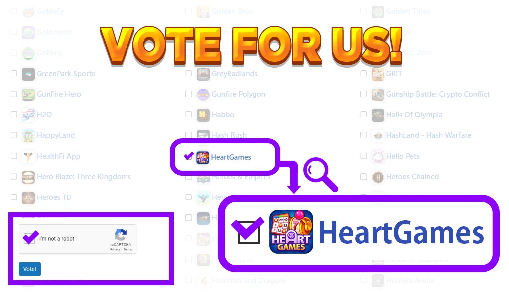 HeartGames_NFT's tweet photo. 🎉 We're thrilled to announce that https://t.co/RQWSZ0TESZ has been nominated for the @playtoearn_net Blockchain Game Awards 2023 in the Best Blockchain Game category! Link to vote: https://t.co/Ys7qSMqyfD  Support us and help secure this prestigious honor! Let's showcase the strength of our community! #BestBlockchainGame #BestBlockchainGameAwards #BestBlockchainGame2023 #VoteForUs #PlayToEarn