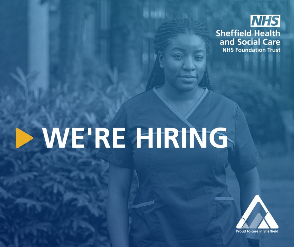 Could you help chief executive @SalmaYasmeen_1 drive our clinical operations forward? We are recruiting for a director of operations to help inspire innovation in our Trust and Sheffield. The deadline is 7 January 2024 🗓️ More 👇 jobs.nhs.uk/candidate/joba…